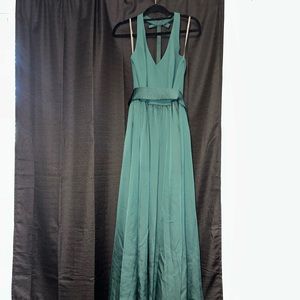 Vera Wang Forest Green Bridesmaids Dress